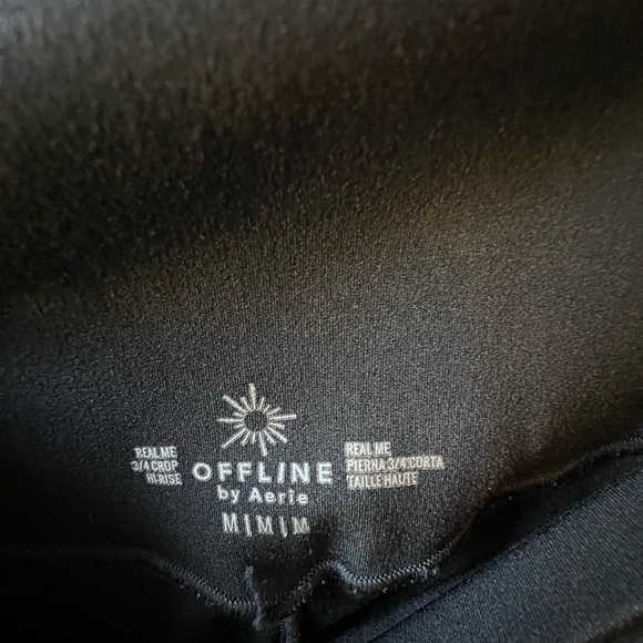 Aerie real me 3/4 crop bundle like new - Picture 3 of 6